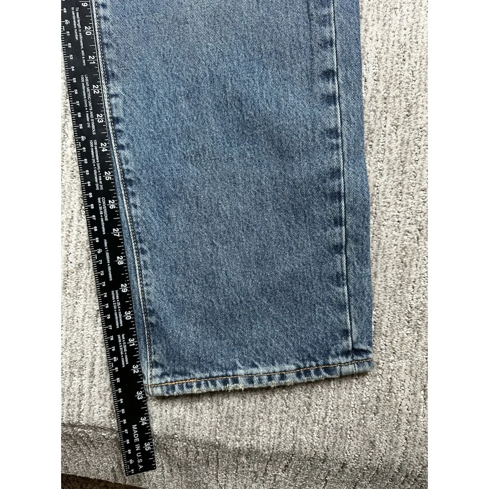 Levis Premium 568 Loose Straight Jeans 30x34 fits 32x33 New Mens Blue Cotton NWT